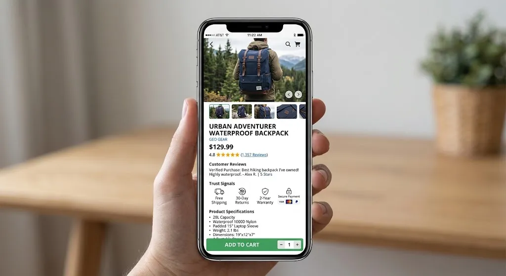 <span style="color: rgb(31, 31, 31); background-color: rgb(240, 244, 249);">Mobile Ecommerce Product Page — realistic smartphone mockup with product imagery, reviews, trust signals, specifications, and sticky Add to Cart.</span>” /></figure>
</p>
<h2>B2B Website Design Examples: Illustrative Scenarios and Lessons</h2>
<p>B2B website design examples reveal different success metrics than ecommerce. While ecommerce focuses on immediate purchase decisions, B2B sites must build trust, demonstrate expertise, and capture qualified leads through extended buyer journeys.</p>
<h3>Example 3: Management Consulting Firm Repositioning</h3>
<p><strong>Illustrative scenario:</strong> The following example demonstrates how a typical consulting website redesign might improve positioning, authority, and lead quality. It is intended to illustrate the strategy rather than report verified client results.</p>
<p><strong>Challenge:</strong> Website positioned the company as a generalist</p>
<p><strong>Strategy:</strong> Reposition around financial-services expertise</p>
<p><strong>Implementation:</strong> Industry-specific messaging, case studies, thought leadership, testimonials</p>
<p><strong>Performance Data:</strong> No verified client performance data is available for this illustrative scenario.</p>
<p><strong>Key Takeaway:</strong> Website design can support positioning and lead quality, not just visual improvements.</p>
<h3>Example 4: Enterprise Software Company User Documentation Redesign</h3>
<p><strong>Illustrative scenario:</strong> The following example demonstrates how a typical software documentation redesign might improve information discovery and customer self-service. It is intended to illustrate the strategy rather than report verified client results.</p>
<p><strong>Challenge:</strong> Customers couldn’t find information and relied heavily on support</p>
<p><strong>Strategy:</strong> Improve information discovery and self-service</p>
<p><strong>Implementation:</strong> Search, guided workflows, contextual help, and videos</p>
<p><strong>Performance Data:</strong> No verified client performance data is available for this illustrative scenario.</p>
<p><strong>Key Takeaway:</strong> Website UX can improve customer support efficiency as well as acquisition.</p>
<h2>Web Design Case Studies at a Glance</h2>
<p>The examples above demonstrate how website redesigns can address different business challenges. The right design strategy depends on the company’s goals, audience, and performance problems.</p>
<p><strong>B2B Services</strong></p>
<p><strong>Main Problem:</strong> Unclear messaging and complicated navigation</p>
<p><strong>Design Focus:</strong> UX, visual hierarchy, and conversion paths</p>
<p><strong>Key Metrics:</strong> Leads and engagement</p>
<p><strong>Ecommerce</strong></p>
<p><strong>Main Problem:</strong> High mobile cart abandonment</p>
<p><strong>Design Focus:</strong> Mobile UX and purchase experience</p>
<p><strong>Key Metrics:</strong> Cart abandonment, revenue, and AOV</p>
<p><strong>Management Consulting</strong></p>
<p><strong>Main Problem:</strong> Weak positioning and low lead quality</p>
<p><strong>Design Focus:</strong> Branding, content, and industry positioning</p>
<p><strong>Key Metrics:</strong> Qualified leads, deal size, and sales cycle</p>
<p><strong>SaaS Documentation</strong></p>
<p><strong>Main Problem:</strong> Customers struggled to find information</p>
<p><strong>Design Focus:</strong> UX, search, and content organization</p>
<p><strong>Key Metrics:</strong> Support tickets, resolution time, and customer satisfaction</p>
<h3>What These Examples Show</h3>
<p>These examples demonstrate that website redesign success is not measured by visual improvements alone. Depending on the business, the most important outcomes may include increased leads, higher ecommerce revenue, improved customer satisfaction, stronger positioning, or reduced operational costs.</p>
<p>The key is to establish a clear baseline, identify the business problem, implement a focused solution, and measure the results against the original objective.</p>
<h2>Key Metrics to Measure Web Design Success</h2>
<p>Across web design projects, several metrics can help businesses evaluate whether a redesign is delivering meaningful results. When evaluating web design case studies, look for these performance indicators:</p>
<p><strong>Conversion-Related Metrics:</strong> Form submissions, conversion rate, CTA click-through rate, qualified leads, checkout completion rate, and cart abandonment.</p>
<p><strong>Revenue Metrics:</strong> Increased online sales, higher average order value, improved customer acquisition cost, better customer lifetime value, shorter sales cycles for B2B.</p>
<p><strong>Engagement Metrics:</strong> Engaged sessions, engagement rate, scroll depth, repeat visitors, and video completion rates.</p>
<p><strong>Technical Metrics:</strong> Faster page load times, improved Core Web Vitals scores, better mobile performance, improved search visibility through SEO implementation.</p>
<p>Strong web design case studies ideally show improvement across relevant metric categories. If a redesign only improved conversion rate but destroyed mobile experience, it’s not a success story—it’s a tradeoff.</p>
<h2>How to Use Web Design Case Studies in Your Decision Making</h2>
<p>When evaluating a web design case study, look beyond screenshots and visual changes. A useful case study should explain the original problem, the reasoning behind the redesign, what was implemented, and how success was measured.</p>
<p>Look for industry alignment: A successful ecommerce redesign may not tell you much about an agency’s ability to design B2B websites. Consider whether the case study reflects your industry, audience, sales process, and website goals.</p>
<p><strong>Evaluate realistic scope:</strong> A case study showing a startup’s 500% revenue increase might not be relevant if you’re an established company seeking optimization. More mature businesses may see smaller but still meaningful improvements, depending on their starting performance, traffic, market, and optimization opportunities.</p>
<p><strong>Ask about methodology:</strong> Did the improvement come from design alone, or did it include digital marketing integration? <a href=